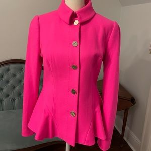 Ted Baker Bracti Peplum Jacket Size 2